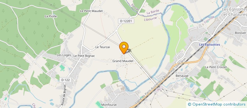 localisation de l'entreprise MONSIEUR BENJAMIN AVRIL  CHAMADELLE