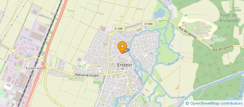 localisation de l'entreprise MONSIEUR BENJAMIN AVRY  ERSTEIN