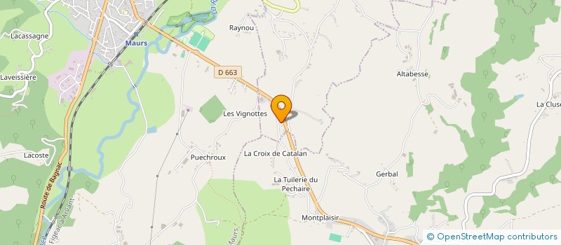 localisation de l'entreprise MONSIEUR BENJAMIN AYMAR à MAURS