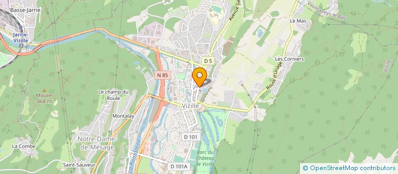 localisation de l'entreprise MONSIEUR BENJAMIN AYRAUD à VIZILLE