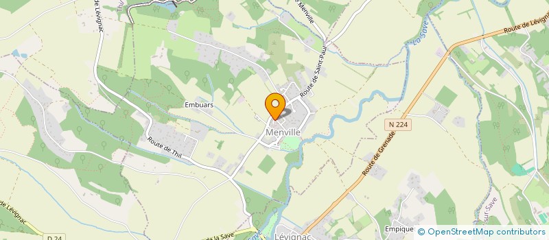 localisation de l'entreprise MONSIEUR BENJAMIN AZNAR  MENVILLE