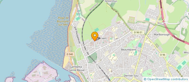 localisation de l'entreprise MONSIEUR BENJAMIN AZZA  BOULOGNE-SUR-MER