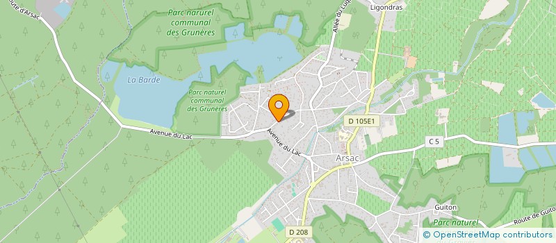 localisation de l'entreprise MONSIEUR BENJAMIN AZZI  ARSAC