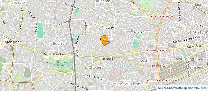 localisation de l'entreprise MONSIEUR BENJAMIN BACHELET  BORDEAUX