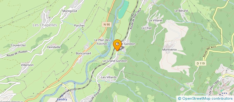 localisation de l'entreprise MONSIEUR BENJAMIN BACHELIER à BOURG-SAINT-MAURICE