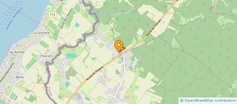 localisation de l'entreprise MONSIEUR BENJAMIN BAECHLER  VEIGY-FONCENEX