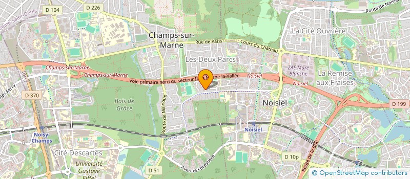 localisation de l'entreprise MONSIEUR BENJAMIN BAEKELAND à CHAMPS-SUR-MARNE