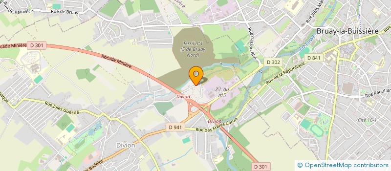 localisation de l'entreprise MONSIEUR BENJAMIN BAERT  DIVION