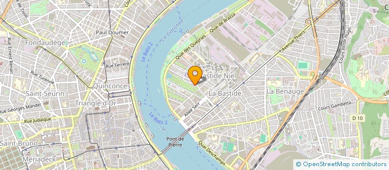 localisation de l'entreprise MONSIEUR BENJAMIN BAHA  BORDEAUX