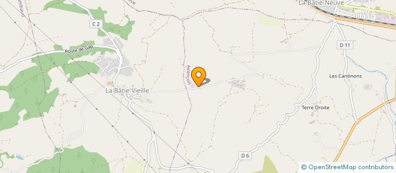 localisation de l'entreprise MONSIEUR BENJAMIN BAILLE  LA BATIE-NEUVE