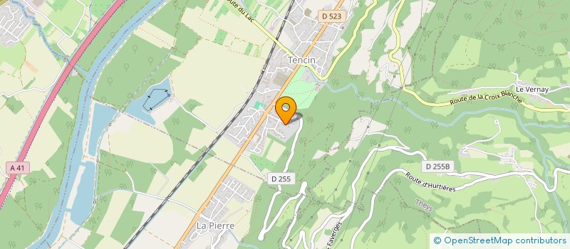 localisation de l'entreprise MONSIEUR BENJAMIN BAILLEUX  TENCIN