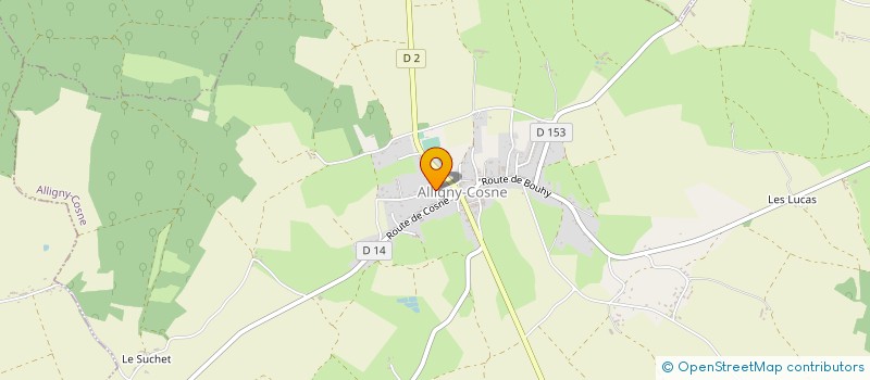 localisation de l'entreprise MONSIEUR BENJAMIN BAILLY à ALLIGNY-COSNE