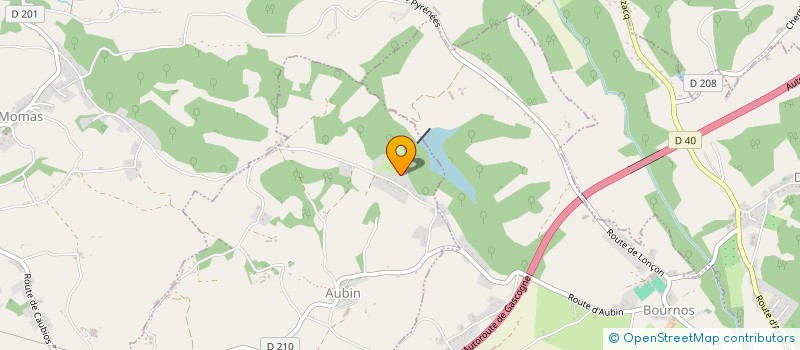 localisation de l'entreprise MONSIEUR BENJAMIN BAILLY  AUBIN