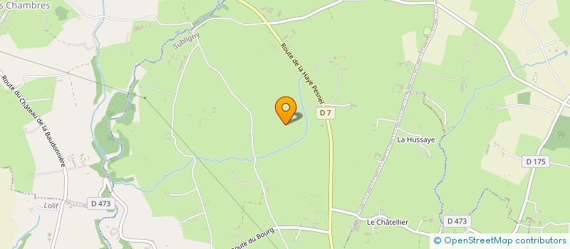 localisation de l'entreprise MONSIEUR BENJAMIN BAILLY THOUROUDE  SUBLIGNY