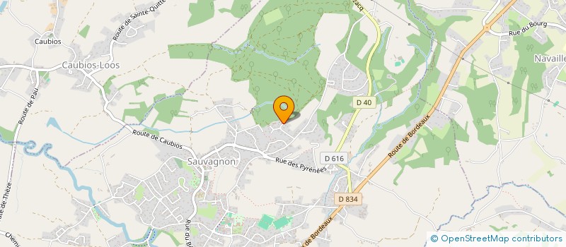 localisation de l'entreprise MONSIEUR BENJAMIN BAISNEE à SAUVAGNON