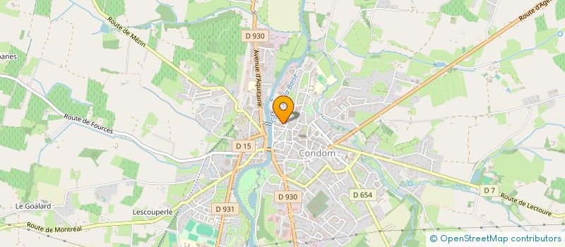 localisation de l'entreprise MONSIEUR BENJAMIN BALAGUER  CONDOM