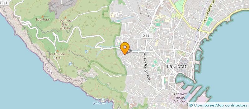 localisation de l'entreprise MONSIEUR BENJAMIN BALDACCHINO  LA CIOTAT