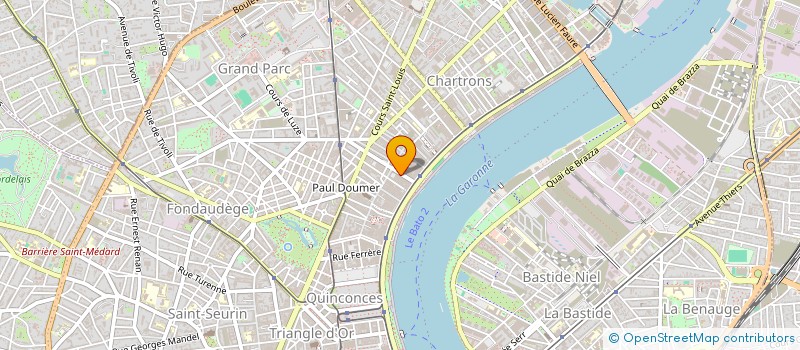 localisation de l'entreprise MONSIEUR BENJAMIN BALLON  BORDEAUX