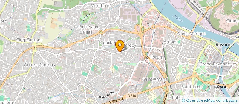 localisation de l'entreprise MONSIEUR BENJAMIN BANYOLS  ANGLET