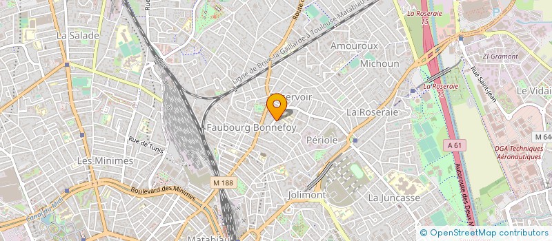 localisation de l'entreprise MONSIEUR BENJAMIN BAQUE à TOULOUSE