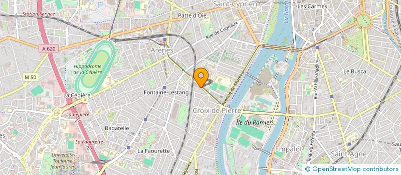 localisation de l'entreprise MONSIEUR BENJAMIN BAQUE  TOULOUSE