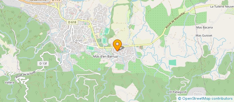 localisation de l'entreprise MONSIEUR BENJAMIN BARANOFF  CERET