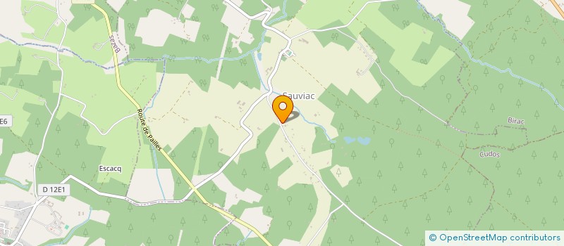 localisation de l'entreprise MONSIEUR BENJAMIN BARBARISI  SAUVIAC