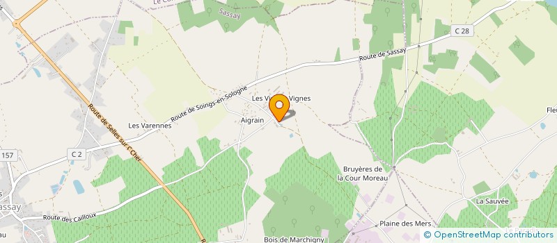 localisation de l'entreprise MONSIEUR BENJAMIN BARBEILLON  SASSAY