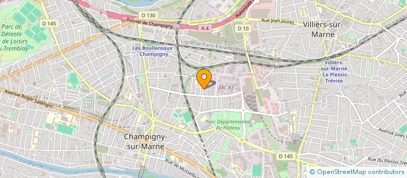 localisation de l'entreprise MONSIEUR BENJAMIN BARBIER à CHAMPIGNY-SUR-MARNE