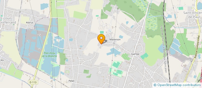 localisation de l'entreprise MONSIEUR BENJAMIN BARDEAU  AMBARES-ET-LAGRAVE