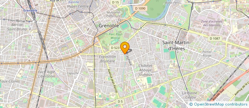 localisation de l'entreprise MONSIEUR BENJAMIN BARDINET à GRENOBLE