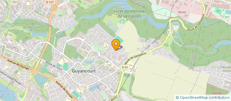 localisation de l'entreprise MONSIEUR BENJAMIN BAROUH  GUYANCOURT