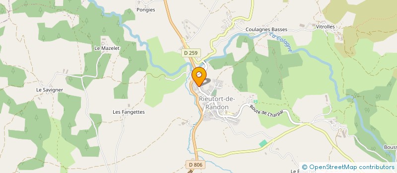 localisation de l'entreprise MONSIEUR BENJAMIN BARRANDON  MONTS-DE-RANDON