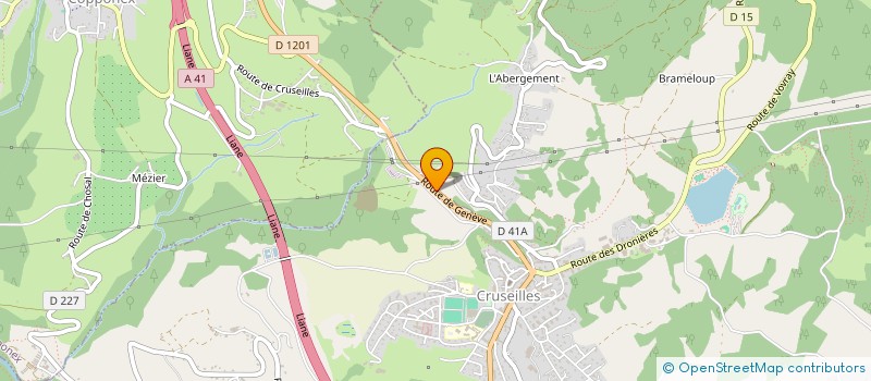 localisation de l'entreprise MONSIEUR BENJAMIN BARRIER  CRUSEILLES