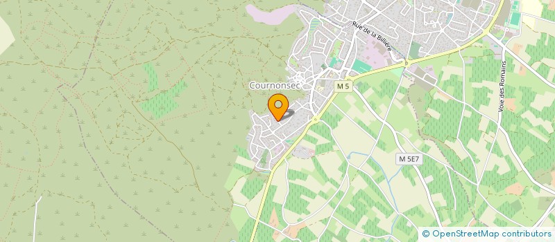 localisation de l'entreprise MONSIEUR BENJAMIN BATTU  COURNONSEC