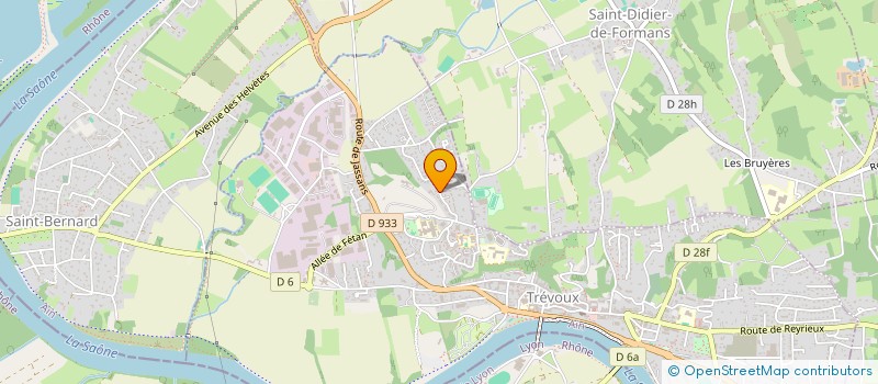 localisation de l'entreprise MONSIEUR BENJAMIN BAULE à TREVOUX