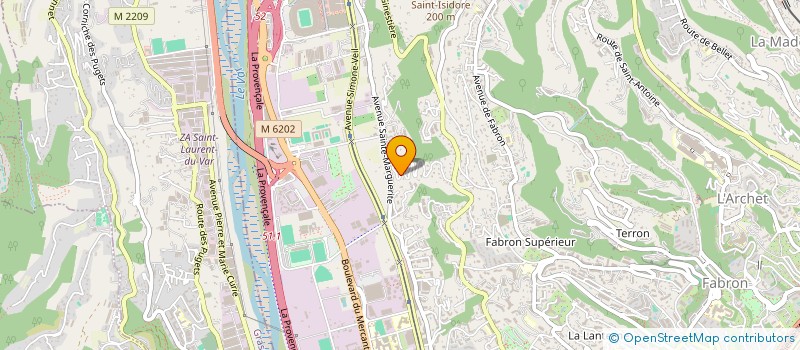 localisation de l'entreprise MONSIEUR BENJAMIN BAYARD  NICE