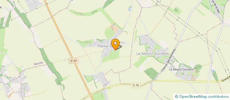 localisation de l'entreprise MONSIEUR BENJAMIN BEAUFILS  PLEINE-SEVE