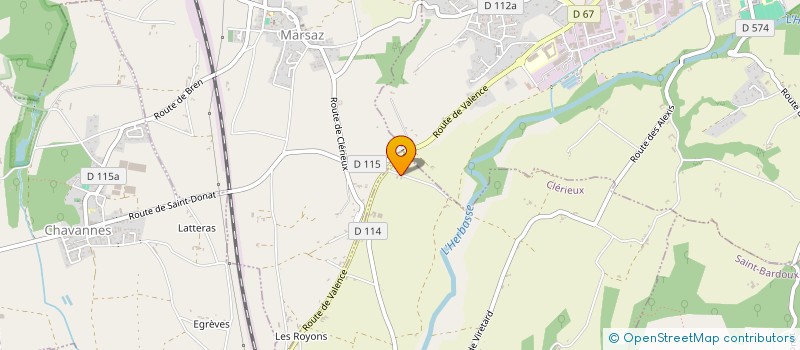 localisation de l'entreprise MONSIEUR BENJAMIN BEAUGIRAUD  CLERIEUX