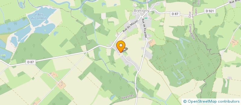 localisation de l'entreprise MONSIEUR BENJAMIN BEAURAIN  BRETIGNY