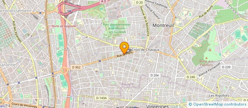 localisation de l'entreprise MONSIEUR BENJAMIN BEAUVAIS à MONTREUIL
