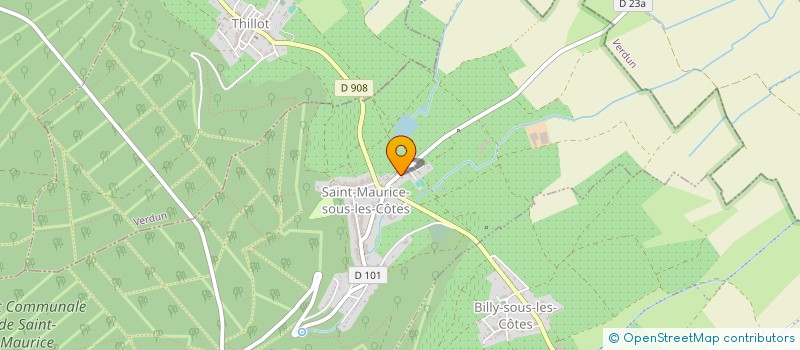 localisation de l'entreprise MONSIEUR BENJAMIN BECK à SAINT-MAURICE-SOUS-LES-COTES