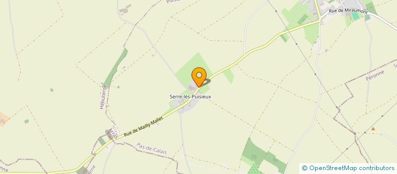 localisation de l'entreprise MONSIEUR BENJAMIN BECOT  PUISIEUX