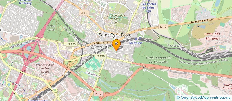 localisation de l'entreprise MONSIEUR BENJAMIN BEDU à SAINT-CYR-L'ECOLE