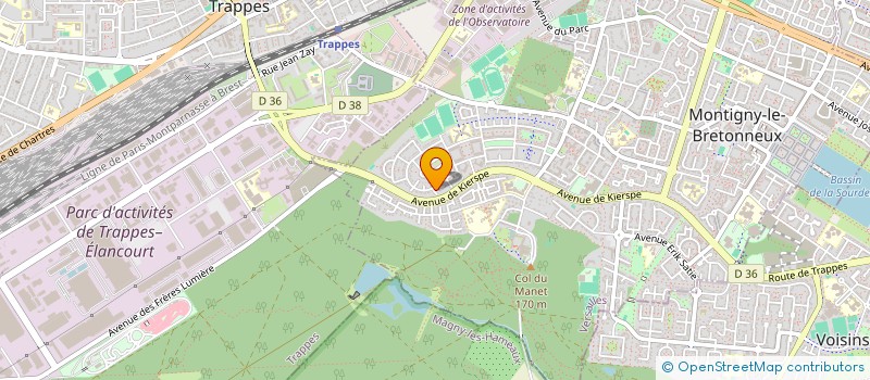 localisation de l'entreprise MONSIEUR BENJAMIN BEGUIN à MONTIGNY-LE-BRETONNEUX