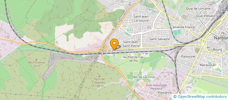 localisation de l'entreprise MONSIEUR BENJAMIN BELAIRE à NARBONNE