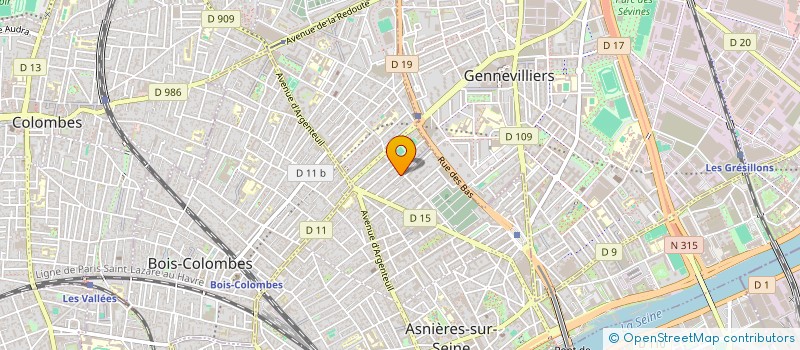 localisation de l'entreprise MONSIEUR BENJAMIN BELLAICHE  ASNIERES-SUR-SEINE