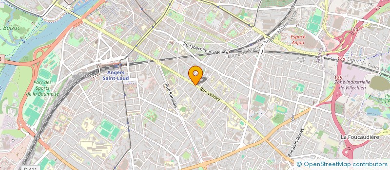 localisation de l'entreprise MONSIEUR BENJAMIN BELLANGER à ANGERS