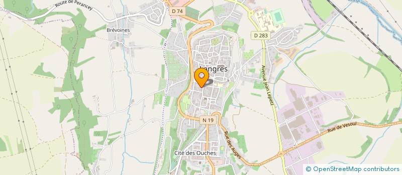 localisation de l'entreprise MONSIEUR BENJAMIN BELLOT à LANGRES