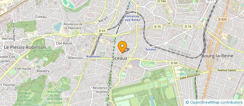 localisation de l'entreprise MONSIEUR BENJAMIN BENAIM à SCEAUX